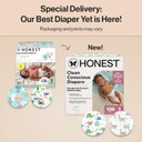 The Honest Company Clean Conscious Diapers For Delicate Skin | Up To 100% Leakproof | Hypoallergenic, Fragrance Free | Gender Neutral | Super Club Box, Size 3 (16-28 Lbs), 120 Count (Prints May Vary) The Honest Company Clean Conscious Diapers For Delicate Skin | Up To 100% Leakproof | Hypoallergenic, Fragrance Free | Gender Neutral | Super Club Box, Size 3 (16-28 Lbs), 120 Count (Prints May Vary)