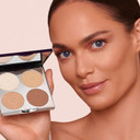 By Terry Hyaluronic Hydra-Powder Palette, 4-Shade, Vegan Contour Palette For Flawless & Matte Complexion, Fair To Mediumfair To Medium