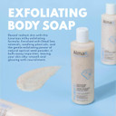 Alma K Exfoliating Body Soap - Exfoliating Body Wash For Women - Body Soap With Dead Sea Minerals - Moisturizing Natural Soap - Liquid Soap - 8.4 Oz