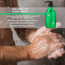 Luseta Tea Tree Oil Body Wash With Mint, Sulfate Free, Helps Body Odor, Athlete'S Foot, Jock Itch, Ringworm, Yeast Infections, Skin Irritations, Shower Gel For Women/Men 16.9Oz