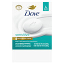 Dove Beauty Bar Soap Sensitive, 24 Bars For Sensitive Skin, Fragrance Free And Hypoallergenic 3.75 Oz