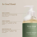 Deep Steep Liquid Hand Wash, Fresh Lavender, 17.6 Oz  Moisturizing Cleanser With Olive Oil, Aloe Vera, Glycerin & Hyaluronic Acid  Vegan, Clean Beauty, Soft & Nourished Hands