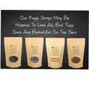 Aspen Kay Naturals - 1 Pound Bag Of Fugly Soap, A Mixture Of Banged Up Bars, Soap Ends & Soap Chunks. Natural & Organic Soap. (Coffee & Oatmeal)