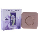 L'Erbolario Perfumed Bar Soap  Gently Scented Body And Hand Soap Bar  Moisturizing And Nourishing With Natural Extracts  Iris - 3.5 Oz