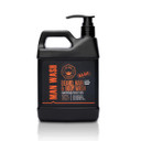 Gibs Grooming 3 In 1 Man Wash Body Wash For Men - Beard & Hair Moisturizing, & Cleansing Liquid Body Wash - Sulfate & Paraben Free