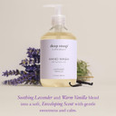 Deep Steep Liquid Hand Wash, Lavender Chamomile, 17.6 Oz  Moisturizing Cleanser With Olive Oil, Aloe Vera, Glycerin & Hyaluronic Acid  Vegan, Clean Beauty, Soft & Nourished Hands