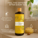 Dr. Jacobs Naturals Castile Orange & Ginger All-Natural Body Wash For Moisturizing Dry And Sensitive Skin Shampoo With Plant-Based Ingredients Gluten, Preservatives-Free Formula - 32 Oz