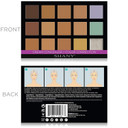 Shany Cream Concealer Foundation Color Corrector Makeup Palette With Mirror - 12 Color Cosmetics Palette - Concealer