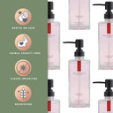 Pecksniff'S Moisturizing Hand Wash - Vitamin B Enriched, Natural & Gentle Cleanser, Luxurious Hand Wash 500Ml/16.9 Fl Oz (Glass, Raindrops & Roses)