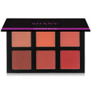 SHANY Shimmer & Matte Powder Blush Makeup Palette with Mirror - 6 Color Makeup Blush Palette - BLUSH