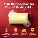 Complexion Bar Soap | Acne & Rosacea Treatment With Sea Buckthorn Oil | Award Winning Face, Body & Back Pimple Wash | Gentle Skin Care Cleanser For Sensitive, Oily & Dry Skin | Men & Women