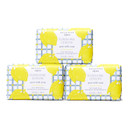Beekman 1802 Goat Milk Body Soap Bar 3-Piece Set, Sunshine Lemon - Scented - 3.5 Oz - Nourishes, Moisturizes & Hydrates - 100% Vegetable Soap With Lactic Acid - Good For Sensitive Skin - Cruelty Free