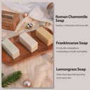 Natural Botanical Bar Soap With Essential Oil, Vitamin E, Pure Plant Oil Bath Body Soap- Lemongrass,Tea Tree, Roman Chamomile Rich Creamy For Men, Women All Skin Type