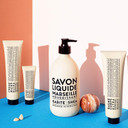 Compagnie De Provence Savon De Marseille Extra Pure Liquid Soap - Black Tea - 16.7 Fl Oz Glass Pump Bottle And 33.8 Fl Oz Plastic Bottle Refill