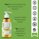 Brittanie'S Bergamot Lime Pure Castile Olive Oil Liquid Soap 1 Gallon (128Oz) | Face, Body Wash, Dishes, Pets & Laundry | Natural Vegan Sulfate Free, Moisturizing & Refill-Friendly