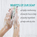 Primal Elements Glycerin Bar Soap | Helps All Skin Types, Sensitive, Oily & Dry Skin | No Parabens, Vegan, Gluten Free, 100% Vegetable Base - (Lily Of The Valley)