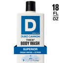 Duke Cannon Supply Co. Thick High Viscosity Body Wash  3X Thicker, Plant-Based, Mineral-Enriched For Men  MenS Body Scrub  Superior