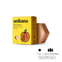 Anihana Body Wash Bar With Coconut Oil, Soap Free, Moisturizing, Gentle, Soft Skin Care, Refreshing Manuka Honey & Peach Scent 2.8 Oz