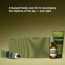 Aesop Geranium Body Care Trio (Body Cleanser 3.3 Oz + Body Balm 3.3 Oz + Body Scrub 6.2 Oz)