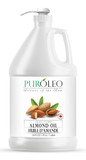 Puroleo Sweet Almond Oil 64 Fl Oz/1900 Ml 100% Natural And Pure | Moisturizer & Carrier Oil | Beauty & Diy Blends, Massage Oil, Body Oil, Hair Oil And Baby Oil | Made From Almonds Raw