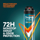 Degree Men Advanced Antiperspirant Deodorant Dry Spray 72-Hour Sweat And Odor Protection Adventure Deodorant For Men With Body Heat Activated Technology 3.8 Oz