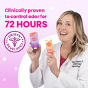 Lume Whole Body Deodorant - Invisible Cream Mini + Solid Stick Bundle - 72 Hour Odor Control - Aluminum & Baking Soda Free, Skin Loving (Lavender Sage)