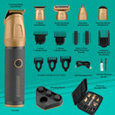 Conair Men All-In-One Trimmer For Men - Nose Hair, Beard, Mustache, Body Hair Trimmer - 19 Piece Men'S Grooming Kit For Manscaping- Showerproof - Rechargeable