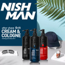 Nishman Cream & Cologne 2In1 Arctic Blue 02 400 Ml