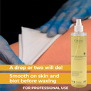 Cirepil - Pre & Post - Depilatory Oil - 1000 Ml / 33.81 Fl Oz - Protects The Skin Before Waxing & Removes Wax Residue - Pre-Waxing & Post-Waxing