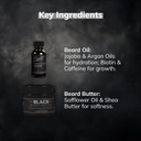 Detroit Grooming Co. Beard Oil & Beard Butter Bundle  313 (Vanilla & Amber Scent)  Beard Hydration Set With Vitamin E & Sunflower Oil