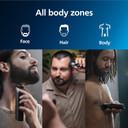 Philips Norelco Multigroomer All-In-One Trimmer Series 5000, 18 Piece Mens Grooming Kit, For Beard Face, Hair, Body Hair Trimmer For Men, No Blade Oil Needed, Mg5750/49