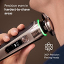 Philips Norelco Shaver I9000 Prestige - Wet & Dry Electric Shaver, Gold Oyster, Sense Iq Technology, Triple Lift & Cut System, 360 Rotating Dual Steelprecision Blades, Quick Clean Pod, Model Xp9203/81