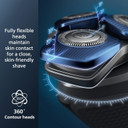 Philips Norelco Shaver 7100, Rechargeable Wet & Dry Electric Shaver With Senseiq Technology And Pop-Up Trimmer For Male S7788/82