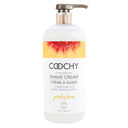 Coochy Shave Cream - Moisturizing Shave Lotion - Gentle Intimate Shaving Cream - For Bikini Area, Underarms, Legs & More - Rash-Free, Hydrating Formula - Peachy Keen, 12.5 Oz