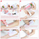 Roll On Wax Warmer Kit Wax Roller Kit For Hair Removal Painless Waxing For Hair Eyebrow Facial Armpit Bikini Brazilian