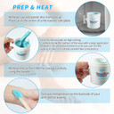 Nose Wax Waxing Kit For Men And Women, 6 Pakcs Mini Travel Set Nose Wax Jar, 12 Applicators & Moustache Tape Face Hair Removal Nasal Kit At Home