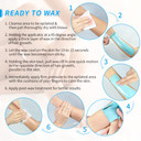 Nose Wax Waxing Kit For Men And Women, 6 Pakcs Mini Travel Set Nose Wax Jar, 12 Applicators & Moustache Tape Face Hair Removal Nasal Kit At Home