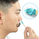 Nose Wax Waxing Kit For Men And Women, 6 Pakcs Mini Travel Set Nose Wax Jar, 12 Applicators & Moustache Tape Face Hair Removal Nasal Kit At Home