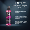L3 Level 3 After Shave Spray Cologne - Softens Skin - Refreshes And Relieves Face And Skin - Moisturizing Formula Level Three After Shaving