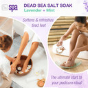 Bcl Spa Dead Sea Salt Soak - Bath Salt With Organic Jasmine + Coconut, Shae Butter, Arnica, Aloe Vera Juice, Chamomile, Argan Oil & Jojoba Oil Skin Exfoliator - Home/Professional Use 16 Fl Oz