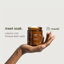 Maude Soak No. 2 - Nourishing Mineral Bath Salts - Hand-Harvested Dead Sea Salt With Magnesium & Potassium Chloride - Soften & Rejuvenate Skin - Notes Of Pink Pepper & Lemon (8 Oz) Maude Soak No. 2 - Nourishing Mineral Bath Salts - Hand-Harvested Dead Sea Salt With Magnesium & Potassium Chloride - Soften & Rejuvenate Skin - Notes Of Pink Pepper & Lemon (8 Oz)