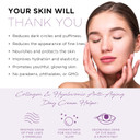 Azure Cosmetics Collagen & Hyaluronic Acid Anti Aging Under Eye Pads - Lifting & Moisturizing Eye Mask Patches - Reduces Fine Lines, Wrinkles, Dark Circles & Puffiness - Made In Korea - 5 Pairs