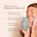 Yonka Gel Face Cleanser, Gentle Foaming Face Wash And Makeup Remover, Natural Plant-Based Formula To Purify Pores And Balance Skins Ph, Acne Prone And Oily Skin, Paraben-Free