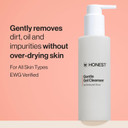 Honest Beauty Mini Gentle Gel Daily Face Cleanser | Calms, Refreshes, + Hydrates | Vegan + Safe For Sensitive Skin | Travel Size, 1.5 Fl Oz