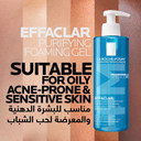 La Roche-Posay Effaclar Purifying Foaming Gel Cleanser For Oily Skin, With Zinc Pidolate To Remove Excess Oil & Shine, Alcohol Free & Oil Free, Face Wash For Oily Skin, Sensitive Skin Tested