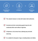 Zeroid | Foaming Cleanser | Facial Cleanser For Sensitive & Dey Skin | Mild Face Wash Care | Gentle Face Wash | Moisturizing Face Soap | Dermatologist Tested | Korean Skin Care | 8.1 Fl Oz (240Ml)