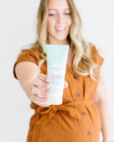 Vitamin C Cleanser - Anti Aging Face Wash For Clear Skin. Made With Aloe Vera, Coconut, & Grapefruit - Exfoliating Facial Cleanser