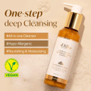 D'Alba Piedmont Italian White Truffle Return Oil Cream Cleanser, Vegan Skincare, Easy One Step Cleanser For Sebum & Makeup Removal, Hydrating Cleanser, For Sensitive Skin, Korean Skin Care