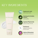 Klavuu Revitalizing Deep Pore Care Face Wash | Hydrating Facial Cleanser For Sensitive Skin With Hyaluronic Acid & Panthenol | Removes Makeup Gently | Fragrance Free - 5.07Floz
