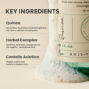 Axis-Y Quinoa One Step Balanced Gel Cleanser - Deep Hydrating Makeup Remover Facial Cleansing Gel - Vegan Korean Skin Care Face Wash For All Skin Types - 6.08 Fl. Oz